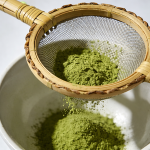 ผงมัทฉะออร์แกนิคแท้ 100% พรีเมียม ผงชาเขียวสำเร็จรูป บรรจุภัณฑ์สุญญากาศ ใหม่ ใช้ในเค้ก - Product Image 5