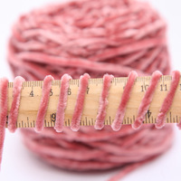 Fil chenille épais et doux en velours peluche pour crochet, couverture, écharpe, chapeau, amigurumi, tricot, décoration de la maison, artisanat pour bébé