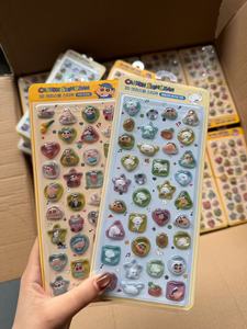 Vente flash - Autocollants 3D en cristal solide pour enfants - Pikachu, Doraemon, Crayon Shin-chan, <span class=keywords><strong>Tamagotchi</strong></span> - Autocollants 3D pour téléphone portable - Product Image 5