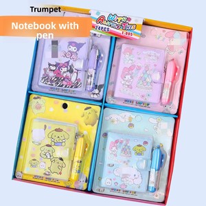 Set de Cuaderno Mini y Bolígrafo con Diseño de Capibara de Sanrio, Regalo <span class=keywords><strong>para</strong></span> Estudiantes, Papel Escolar de 84 Hojas, Pegamento Inalámbrico - Product Image 3