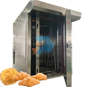 Four rotatif à gaz industriel pour pâtisserie, 16 plateaux, modèle <span class=keywords><strong>Poweradd</strong></span> 380V, garantie 1 an, provenance Henan, Chine - Product Image 2