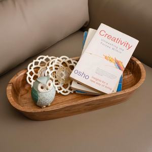 Grand bol décoratif en bois fait à la main pour la décoration <span class=keywords><strong>de</strong></span> la maison, <span class=keywords><strong>comptoir</strong></span> <span class=keywords><strong>de</strong></span> cuisine - Product Image 3