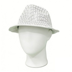 Sombrero Fedora con Lentejuelas para Hombre y <span class=keywords><strong>Mujer</strong></span>, Sombrero Brillante para Fiesta, Jazz, Discoteca, Festival y Atuendos Vintage - Product Image 2