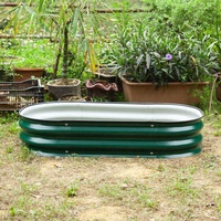 Bac à plantes surélevé en métal galvanisé pour légumes, jardinières surélevées