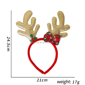 2025 nouvel an noël bandeaux paillettes arbre <span class=keywords><strong>de</strong></span> noël bandeau mignon chapeau <span class=keywords><strong>de</strong></span> noël pour fête Costume chapeaux cheveux accessoires - Product Image 4