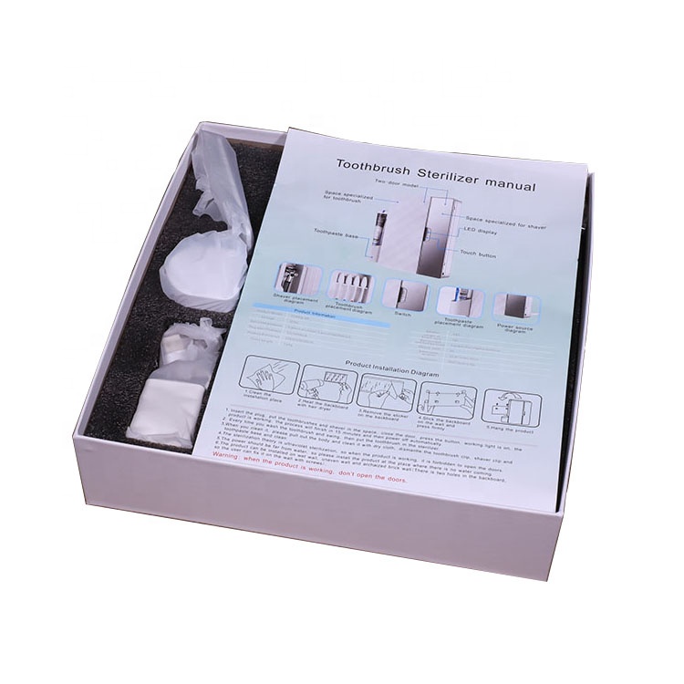 Portable Size Ultraviolet Cleaning Toothbrush Disinfection With 5 Toothbrush Positions