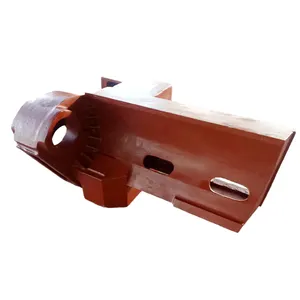 قطع غيار الصلب المصبوب ومصنع الصب ZG230-450 صندوق الحمل مخصص الدقة جزء الحديد المصبوب