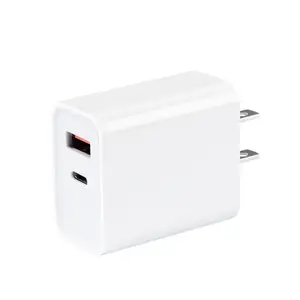 Bộ Sạc Tường 2 Cổng 18W QC 3.0, Sạc Nhanh USB Cho iPhone 11 Pro Max XR XS X iPad Pro Air