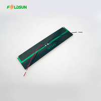 Panneau solaire époxy FOLDSUN haute efficacité IP67 étanche pour appareils IoT, capteur sans fil, résine encapsulée, forme personnalisée, alimentation