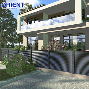 Cercas de Aluminio para Exteriores, Paneles de Privacidad y Seguridad, Cercas de Lamas de Aluminio para Jardín y Patio - Product Image 2