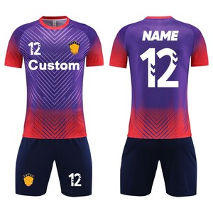 Custom 100% <b>Polyester</b> Kids Soccer Jersey Quick Dry Breathable Football Jersey Sets Children's Football <b>Shirt</b> - Product Image 6