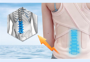 Penyangga Tulang Selangka, Bahu, dan Punggung yang Dapat Disesuaikan, Korektor Postur Tubuh, Rompi yang Baik untuk Koreksi Punggung Bungkuk dan Skoliosis - Product Image 5