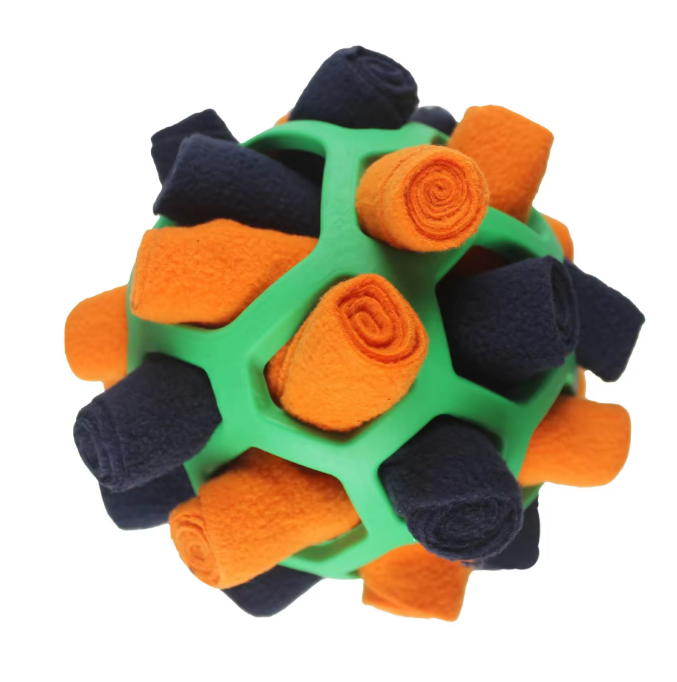 Green Ball-Halloween Black Orange