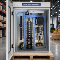 Panneau de commande PLC Siemens personnalisé S7-200 SMART, boîte d'automatisation industrielle, armoire de distribution électrique pour usine