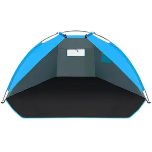अनुकूलित उपलब्ध आउटडोर डेरा डाले हुए छाया तम्बू बड़े अंतरिक्ष पोर्टेबल समुद्र तट तम्बू