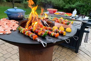 <span class=keywords><strong>Barbecue</strong></span> / foyer de cuisson circulaire en acier corten pour jardin - Product Image 2