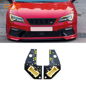 Pour <span class=keywords><strong>Seat</strong></span> Leon MK3.5 2017-2020 LED cartes à puce DRL jaune <span class=keywords><strong>rouge</strong></span> bleu blanc couleur - Product Image 1