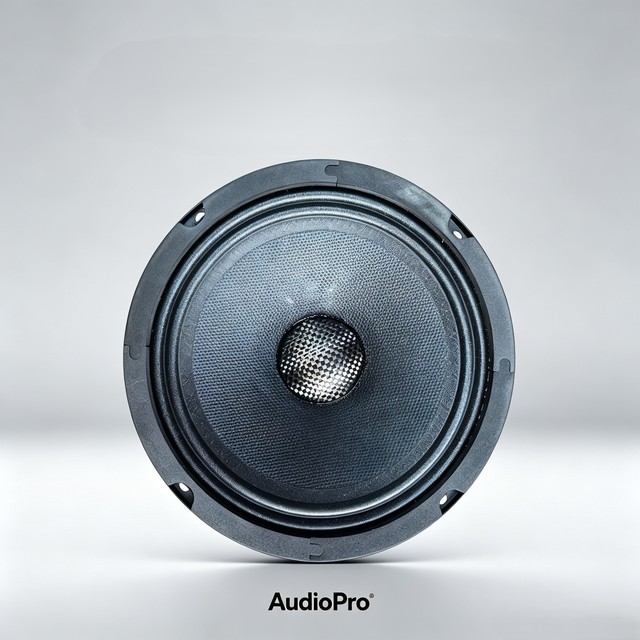 6.5" Iron Frame Neodymium Magnet Cloth Edge Paper Cone Midrange Speaker 4 Ohm 12V Car Audio Mid Range Loudspeaker