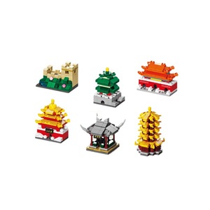 Yueyang Tower Yellow Crane Tower Ancient <b>Buildings</b> Assembly <b>Model</b> <b>Building</b> Blocks Educational Toy for Children 7-14 Years Old - Product Image 3