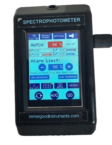 เครื่องวัดสีแบบพกพา Sensegood Spectro Color Spectrophotometer 400-700nm ค่าความละเอียด 1 นาโนเมตร รับประกัน 1 ปี รุ่นอุตสาหกรรมพื้นฐาน - Product Image 1