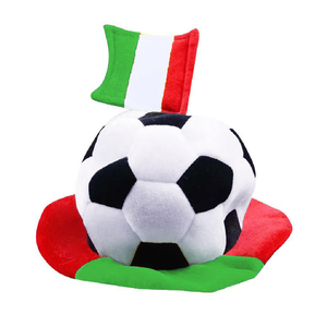 Gorro de Fútbol 3D con Bandera de Italia, Gorro de Fútbol 3D Personalizado con Bandera Nacional, Gorro de Terciopelo <span class=keywords><strong>para</strong></span> Fanáticos de la Copa Mundial de Fútbol <span class=keywords><strong>para</strong></span> Hombres y Mujeres - Product Image 4