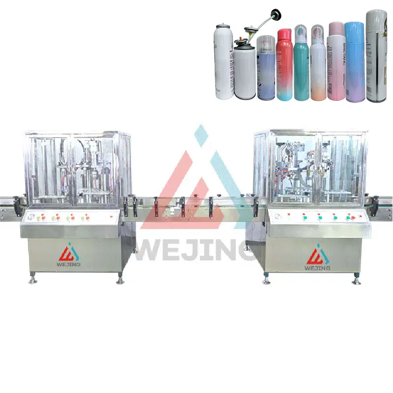 Fully Automatic Aerosol Can Filling Machine Factory Direct Sale