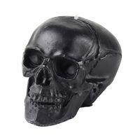 Totenkopf-Duftkerze für Halloween |   Gotische Wohndekoration |   Handgefertigte Sojawachs-Totenkopfkerze für Gruselige Atmosphäre und als Geschenk