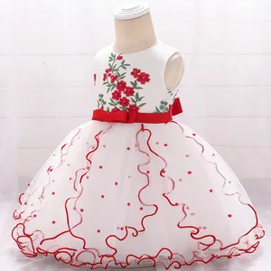 Baby Frock Designs Performance Dance Frock Crianças Dress Designs Baby Girls Dresses Flower Girl Wedding Dress L1897xz