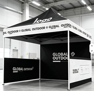 Tente publicitaire pliable personnalisée avec impression HD et structure en aluminium pour événements commerciaux, promotion et stands d'exposition - Product Image 1