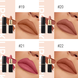 Son lì nhung mềm mại nhẹ tênh, không chứa thành phần động vật, không thử nghiệm trên động vật, có độ bám màu cao, chống nước, nhãn hiệu riêng, số lượng đặt hàng tối thiểu thấp, 22 màu - Product Image 6