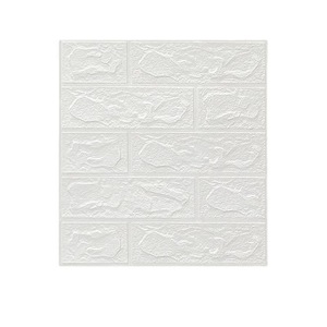 3D xuyên biên giới gạch mô hình hình nền tự dính XPE bọt kích thước nhỏ lập thể trang trí tường dán trang trí trang trí nhà - Product Image 4