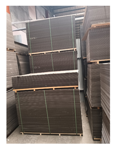 उच्च गुणवत्ता 1220x2440 मिमी काले सादे mdf बोर्ड काले mdf बोर्ड काले mdf शीट ई 1 ग्रेड ब्लैक कोर फाइबरबोर्ड - Product Image 3