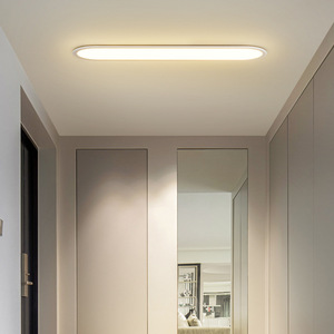 Modern Minimalist Long <b>Corridor</b> Ceiling <b>Light</b> Led Tri Color Dimming Touch Control For Entryway Walk In Closet Living Room - Product Image 1