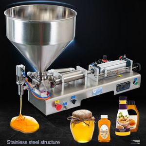 Máquina de miel líquida de pasta semiautomática de un solo cabezal Botellas versátiles Crema de <span class=keywords><strong>leche</strong></span> orientada por gravedad Otras bebidas/cremas - Product Image 5