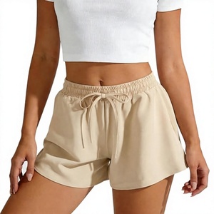 Shorts de Yoga con Cordón para Mujer Tallas Grandes, Cintura Elástica, Casuales, para Correr, Gimnasio, Venta al Por Mayor, Diseño Personalizado OEM, Moda - Product Image 3