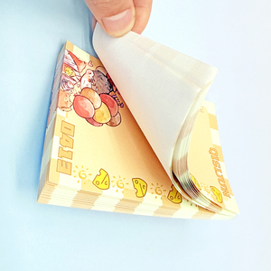 Chất lượng cao tùy chỉnh kích thước màu ghi chú dính di động rời lá ràng buộc xu hướng mới trường văn phòng giấy làm bằng bìa cứng bù đắp - Product Image 1