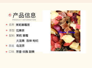 Délicieuse boisson chinoise aux fruits secs Thé aux fraises au <span class=keywords><strong>jasmin</strong></span> Thé aux fruits secs - Product Image 6