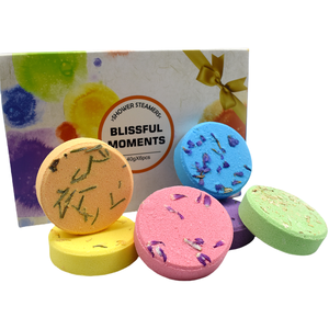 Saint Valentin 6 pièces douche vapeur ensemble nouveau bain d'aromathérapie biologique fizzies riche lavande Rose lait beurre de karité relaxant - Product Image 5