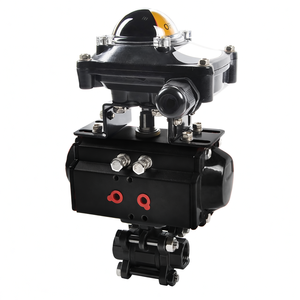 COVNA Urgent Order Pneumatic <b>Cylinder</b> 1-Inch DN25 2-Way Pneumatic Actuated Ball Valve 316 Stainless Steel 1000 WOG Steam Valve - Product Image 4