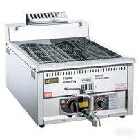 Freidora Industrial Multifuncional de Acero Inoxidable de Alta Calidad con Certificación CE, de Gas Natural, 1600W+, para Pollo y Papas Fritas