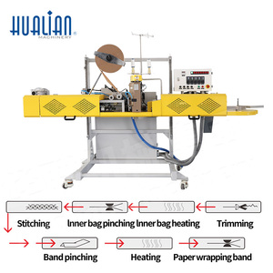 FBK-332C Automatic 25-50KG Inner Liner Paper Woven Poly <b>Bag</b> Closer Sewing Heat <b>Sealer</b> for Fertilizer Granule Rice - Product Image 2