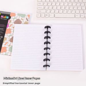 Cross-Border Factory Wholesale Creative A5 Mushroom Buckle Loose-<b>Leaf</b> 100 Sheets Cute Cartoon Student Notebook Stock - Product Image 3