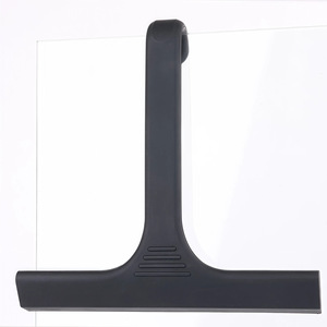 Nueva Escobilla de Silicona para Ducha con Soporte, para Limpiar Puertas de Vidrio de Baño, Cocina y Auto, Color Negro - Product Image 2