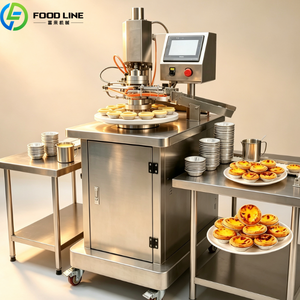 Machine commerciale à gaufrettes pour tartelettes aux œufs, machine à tartelettes aux œufs, conteneur en aluminium pour boulangerie - Product Image 4