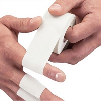 Bande adhésive pour doigts en coton oxyde de zinc 0,8 cm x 10 m, pour hockey, jiu-jitsu, escalade, adhésif puissant, certifiée CE