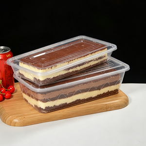Contenedor Rectangular de PP de Grado Alimenticio, Caja <span class=keywords><strong>para</strong></span> Pastel Tiramisú, Empaque al por Mayor <span class=keywords><strong>para</strong></span> Pescado y Pasta, Caja Desechable <span class=keywords><strong>para</strong></span> Comida <span class=keywords><strong>para</strong></span> Llevar - Product Image 6