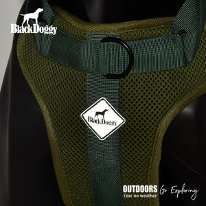 BlackDoggy CN Tactical Soft Acolchoado Reflexivo Poliéster Não Puxar Ajustável Colete Dog <span class=keywords><strong>Harness</strong></span> para Greyhound - Product Image 4