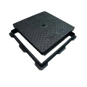 IJzeren antislip oppervlak voor gebruik op de weg, hoge belasting, duurzaam, wegconcave, zwaar gegoten ronde putdeksel - Product Image 6