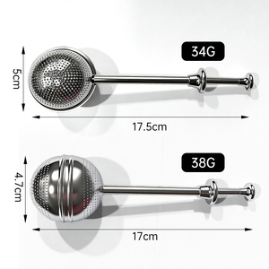 1 cái gia vị Trà Công cụ phụ kiện tái sử dụng trà lọc bóng thép không gỉ túi trà ấm trà có thể điều chỉnh trà Infuser Lọc - Product Image 6