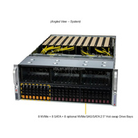 Serveur GPU en rack 4U SYS-421GE-TNRT double PCIe 5.0 pour l'entraînement IA et le rendu 3D